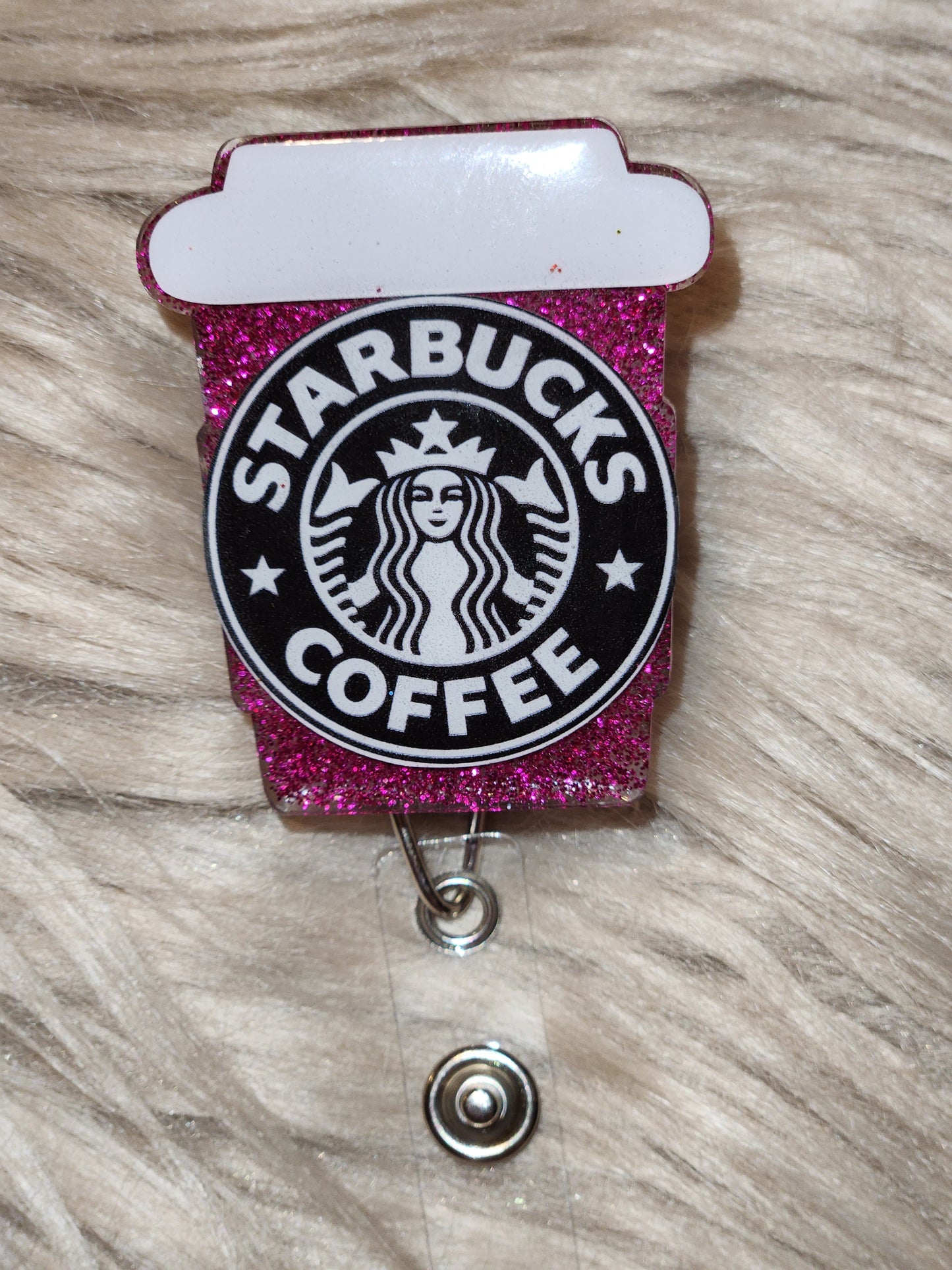 Pink coffee cup