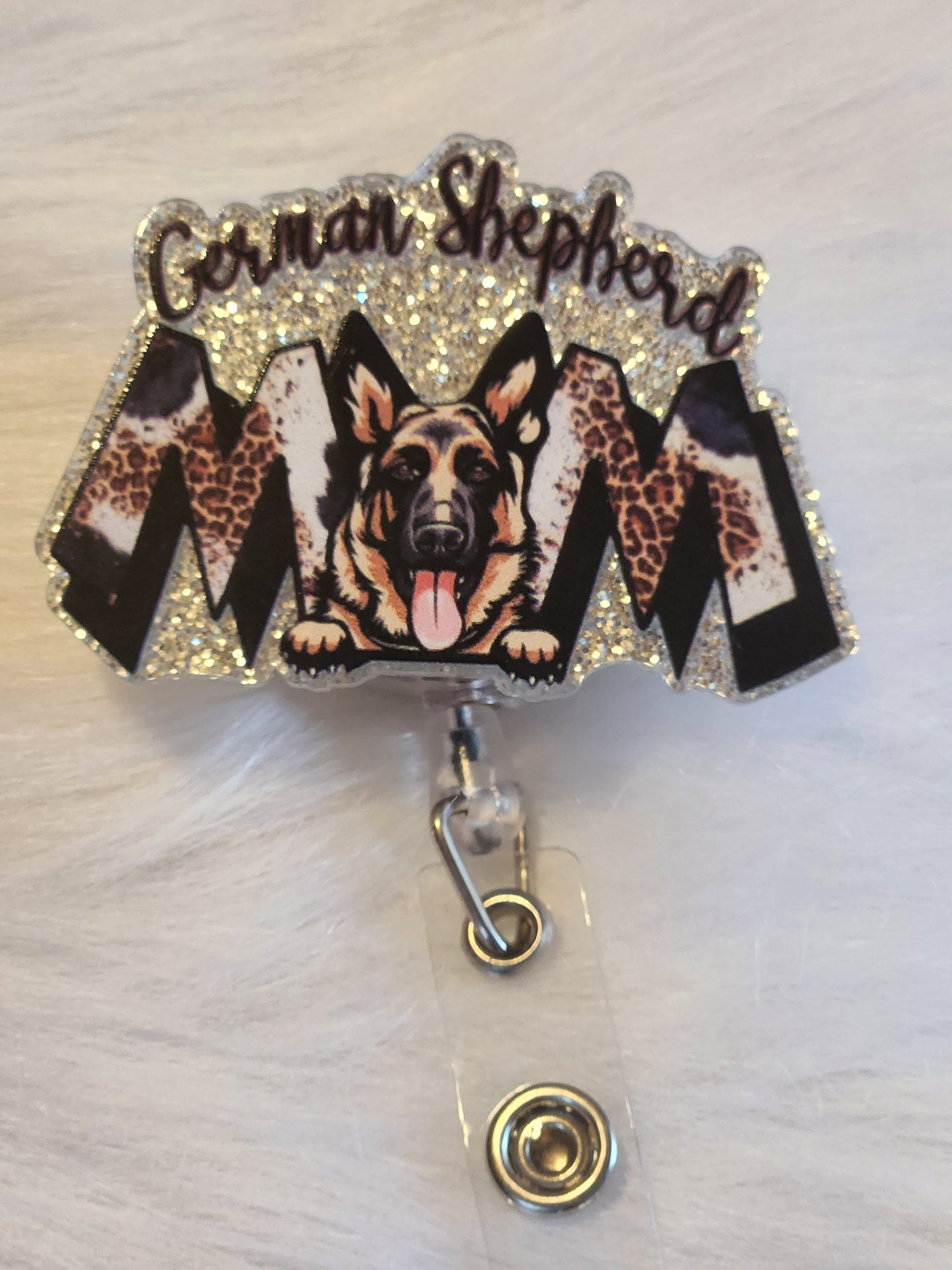 German shepherd mom