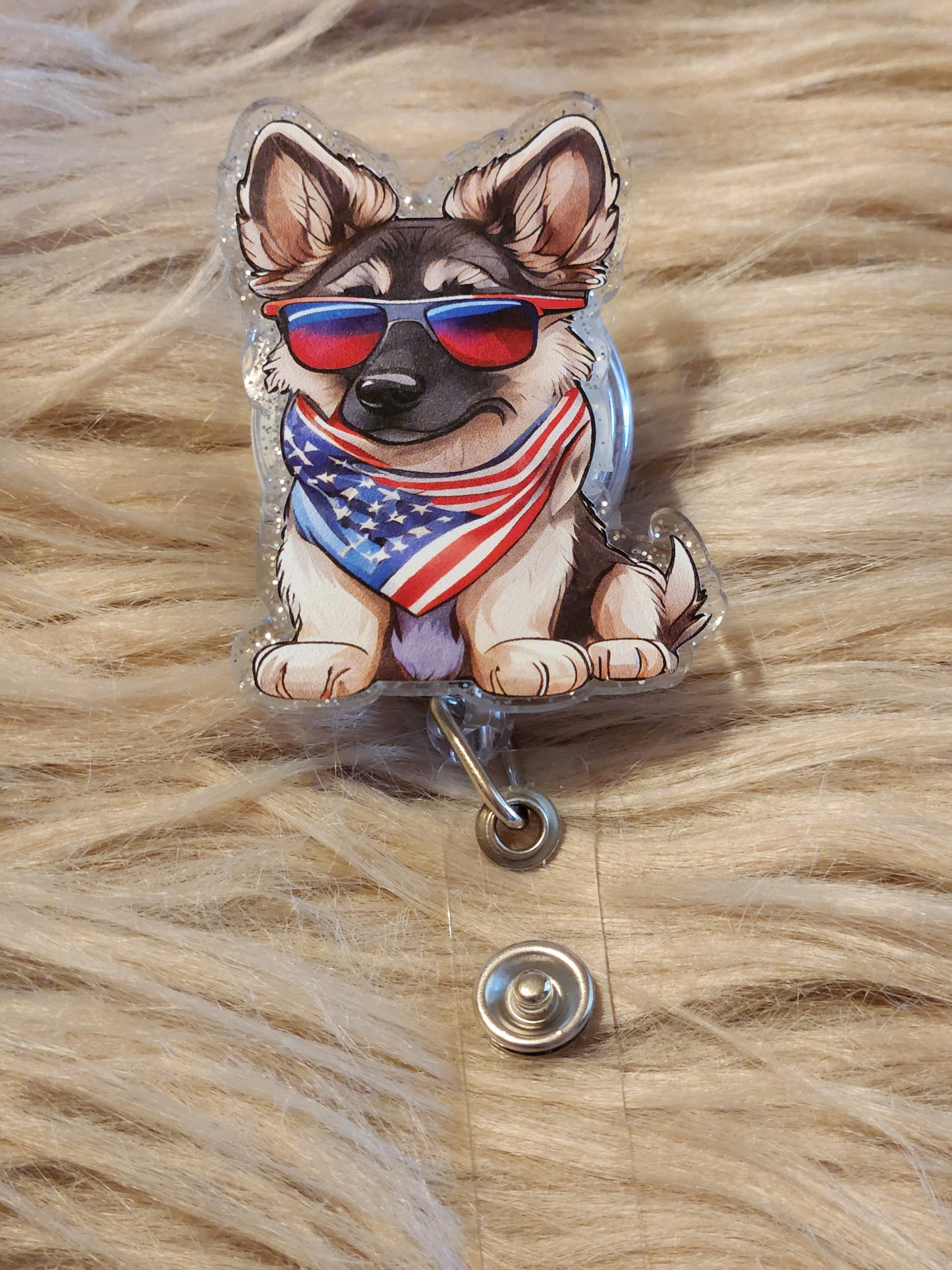German shepherd- Patriotic