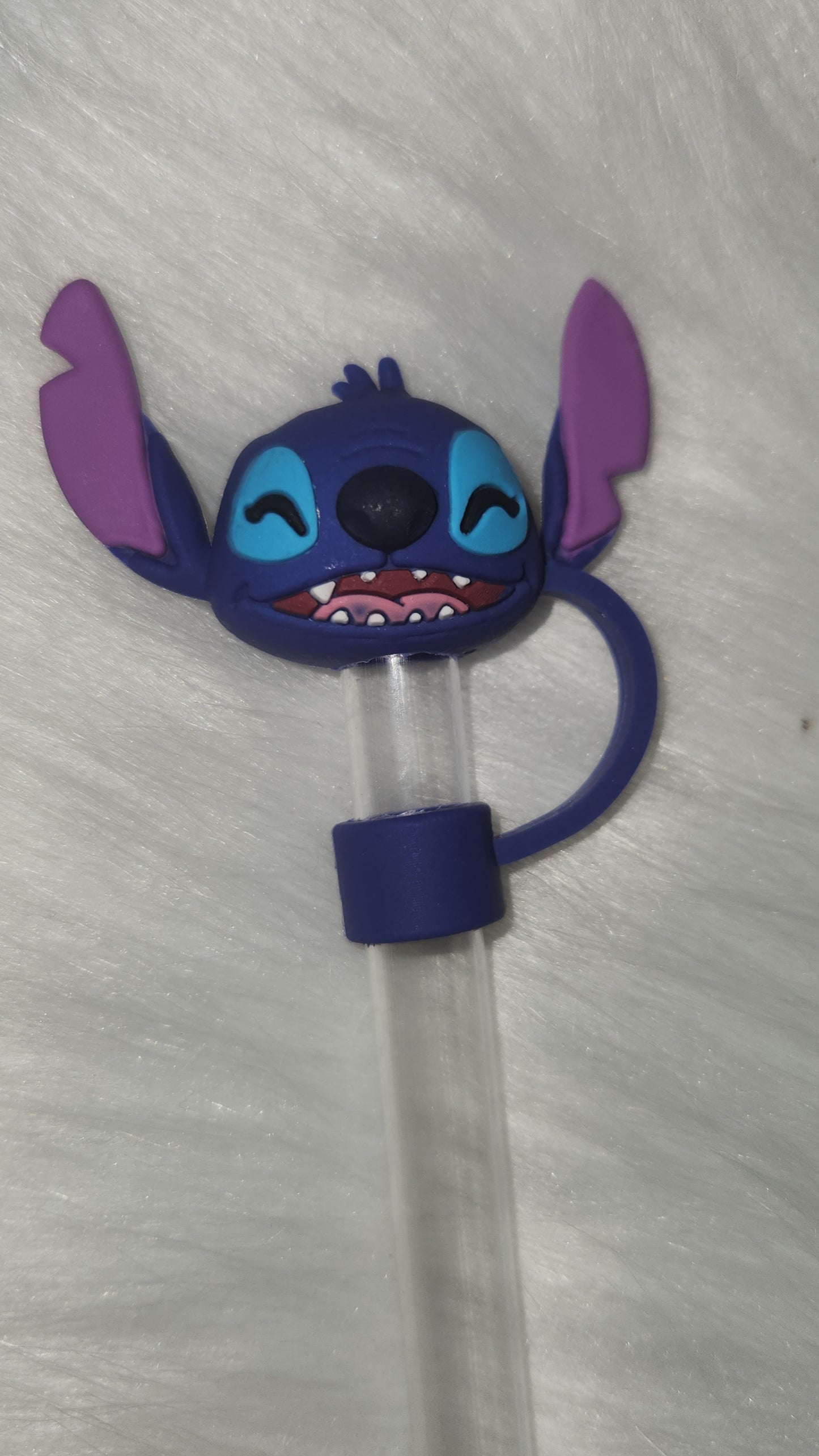 Happy blue alien