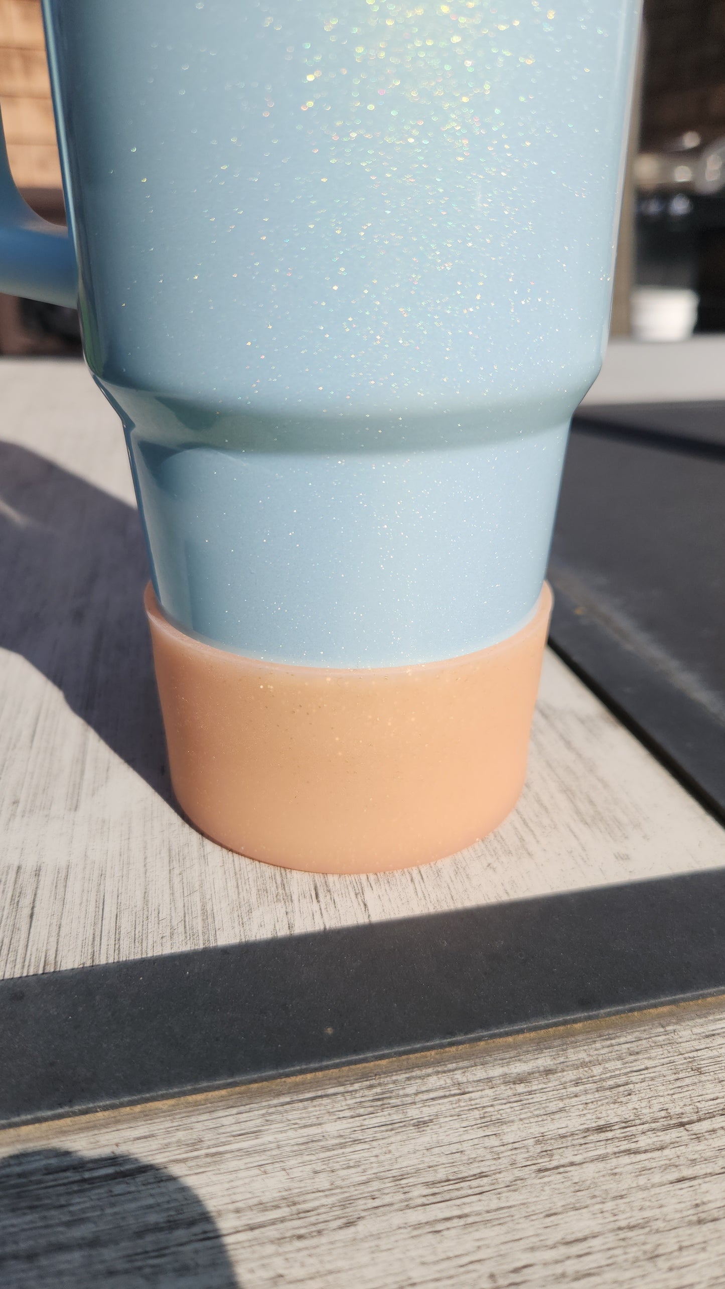 Sparkling peach