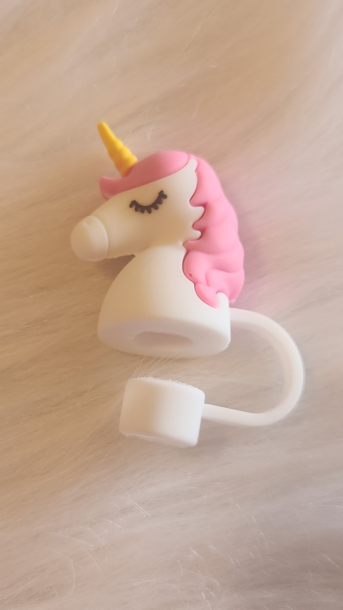 Pink unicorn head