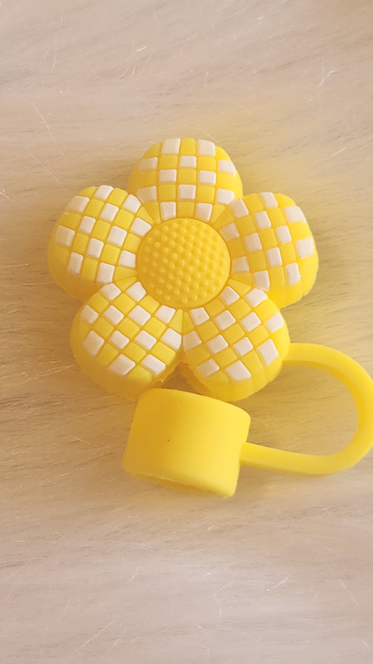 Yellow checker flower